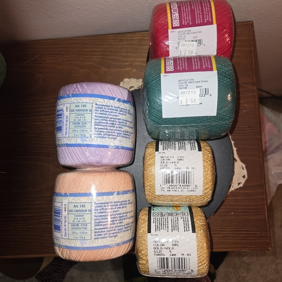 Vibrant Crochet Thread Set - Picture 3 of 3